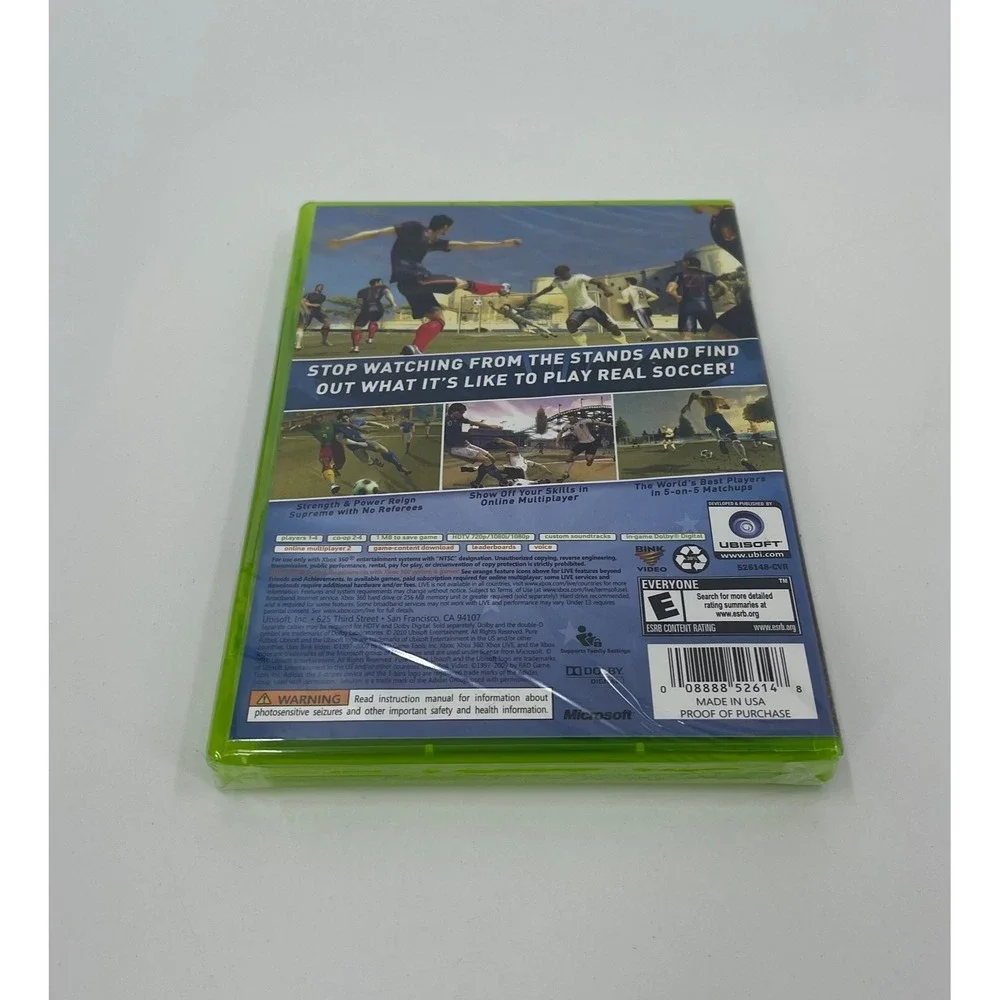 Pure Futbol - Xbox‎ 360 - NEW SEALED - (DISK LOOSE)